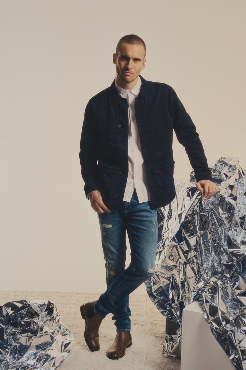 Jeans jogg 700/11 adjusted destroy bleu N°3