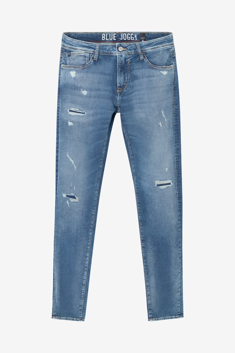 Jeans jogg 700/11 adjusted destroy bleu N°3