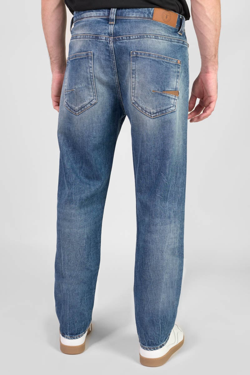 Jeans 800/60 loose Basic destroy bleu N°4
