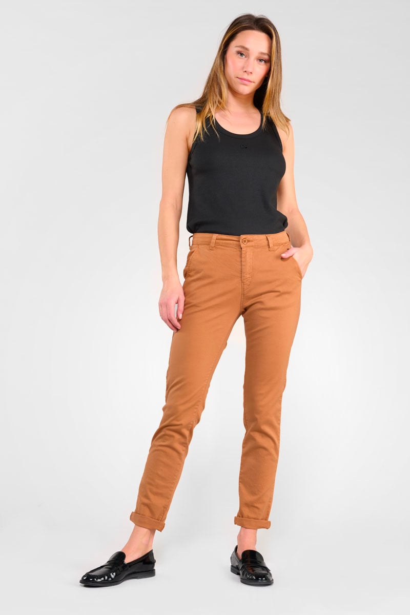 Pantalon chino Dyli6 camel