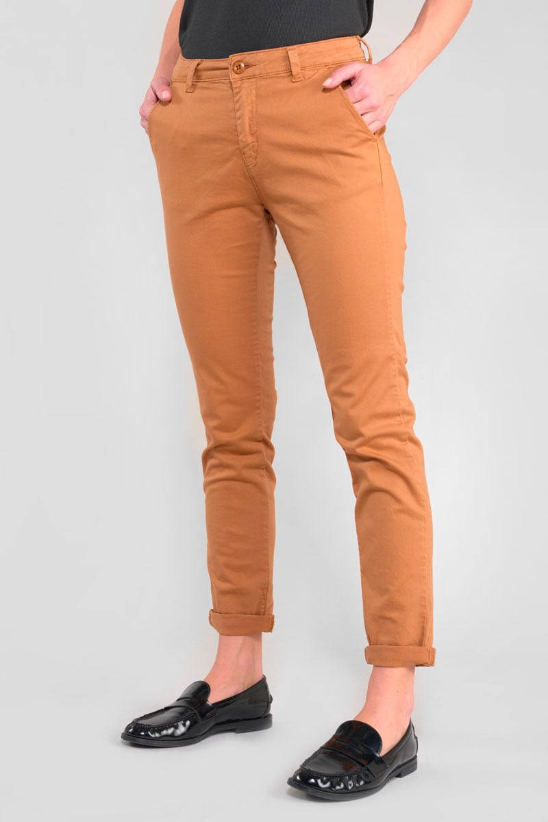 Pantalon chino Dyli6 camel
