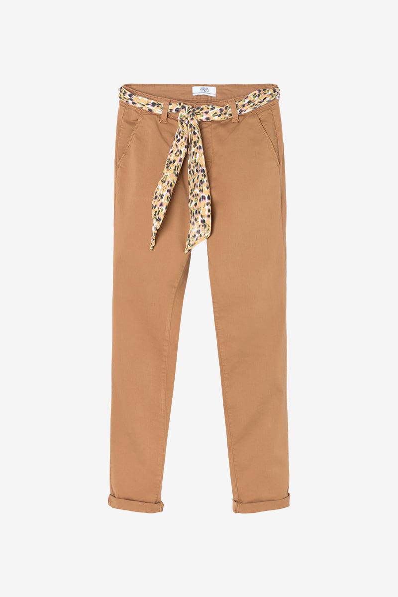 Pantalon chino Dyli6 camel