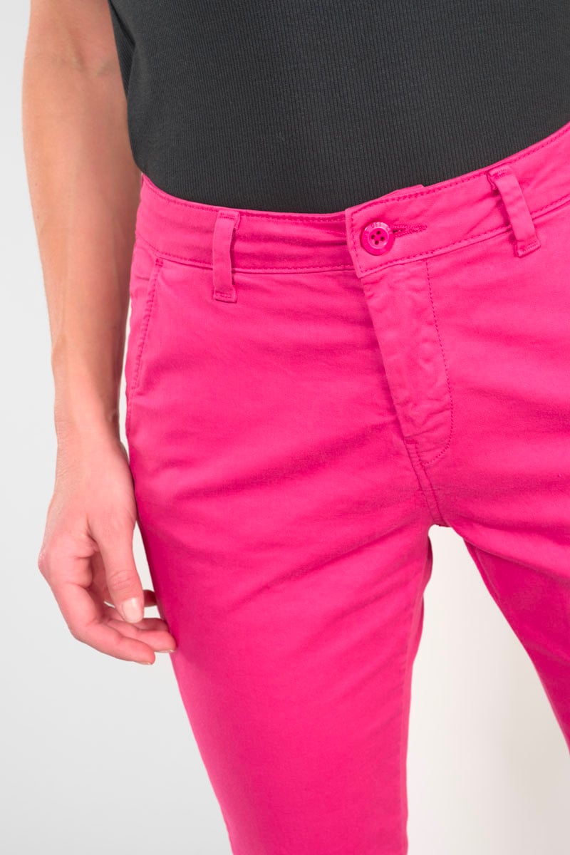 Pantalon chino Dyli6 vieux rose