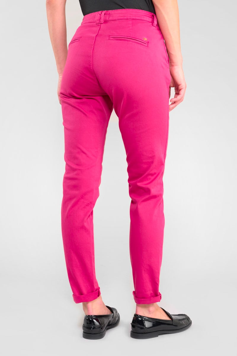 Pantalon chino Dyli6 vieux rose