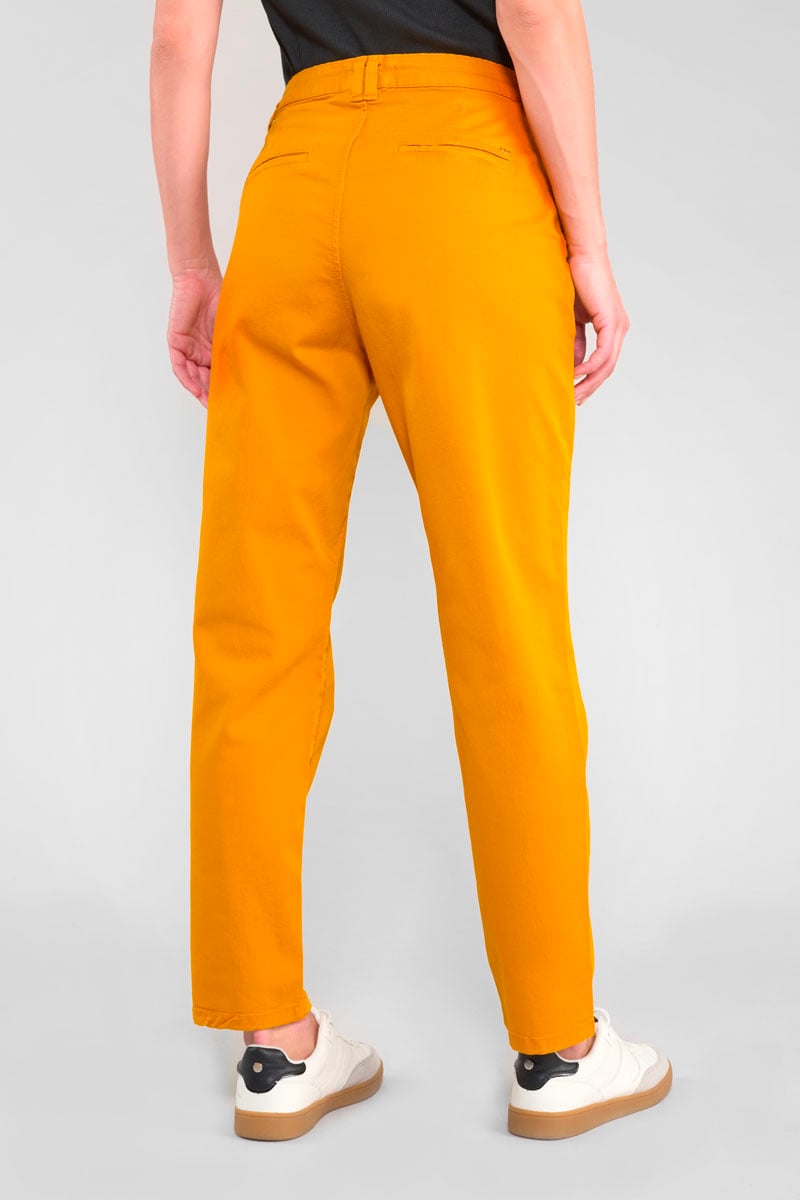 Pantalon chino Erle moutarde