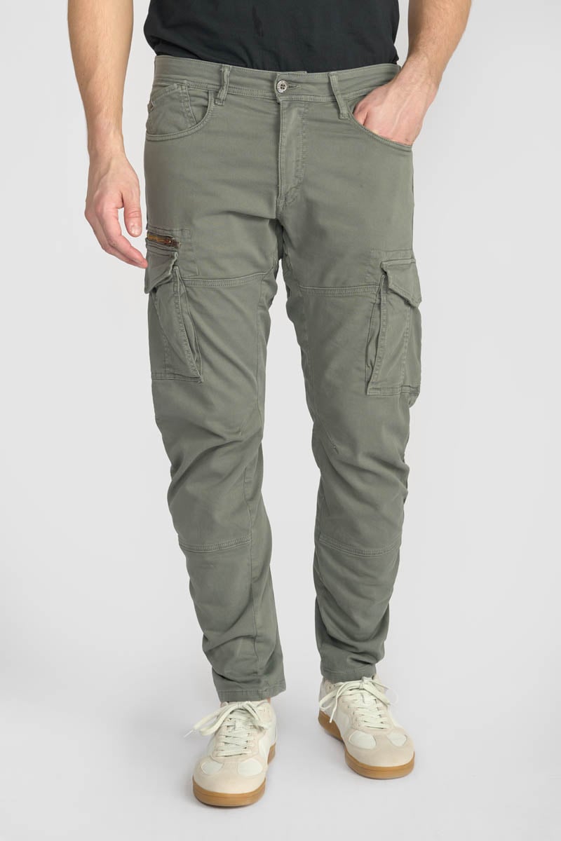 Pantalon cargo Kuroo gris vert