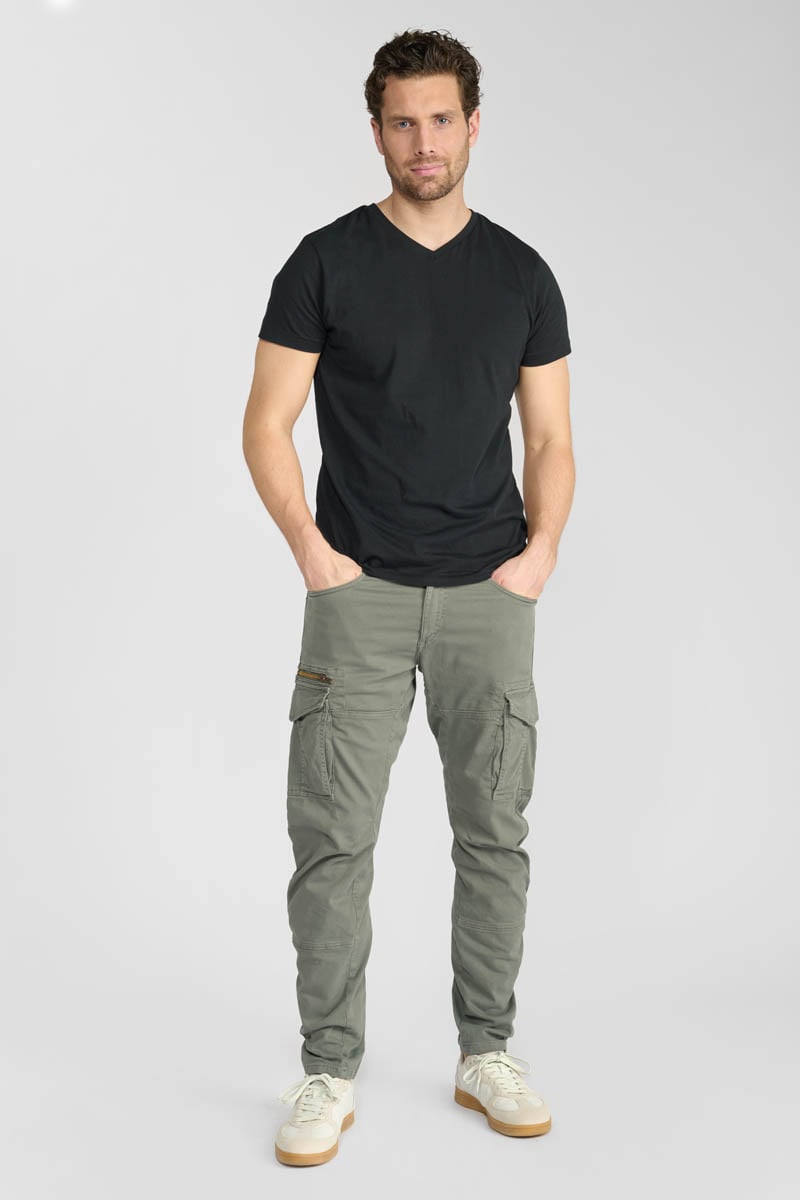 Pantalon cargo Kuroo gris vert