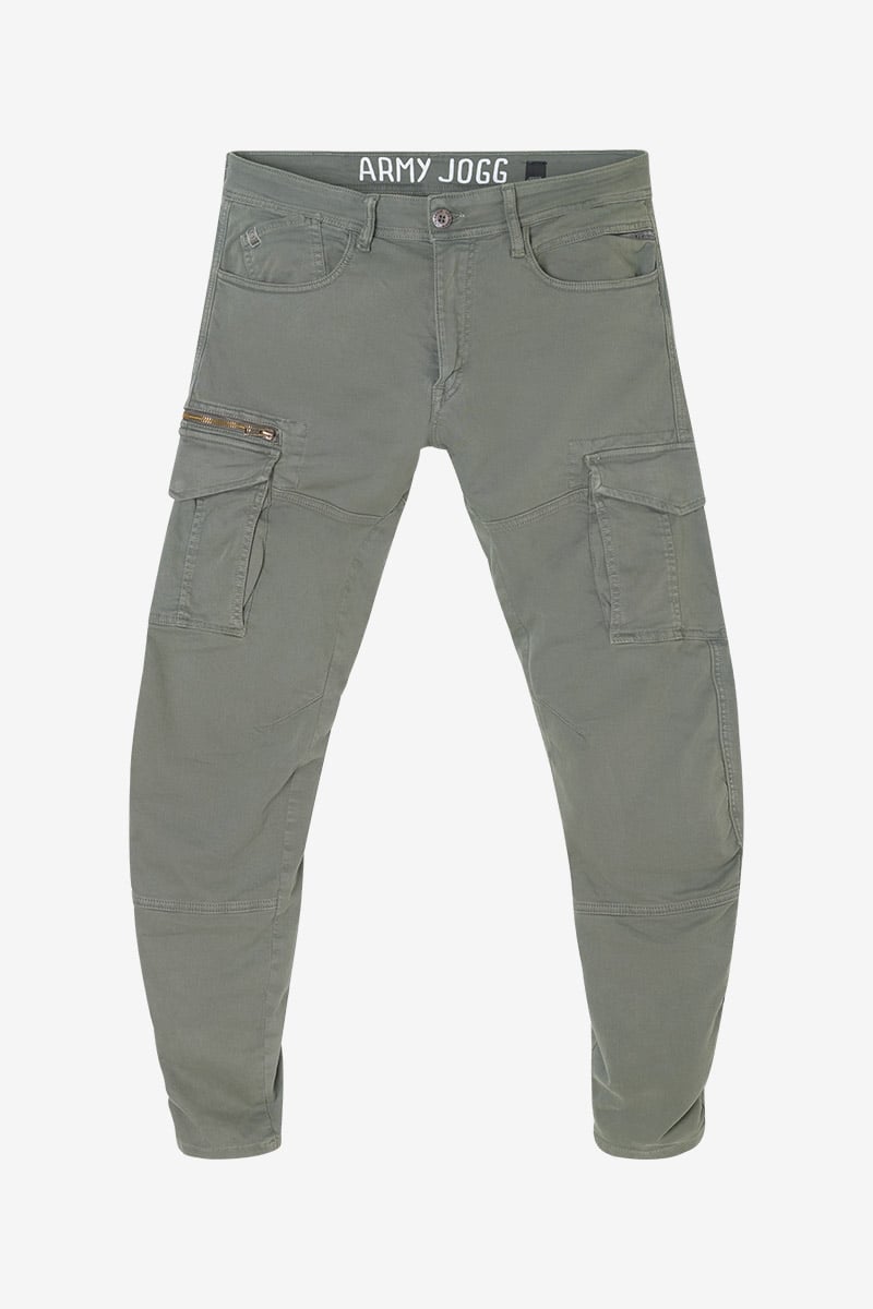 Pantalon cargo Kuroo gris vert