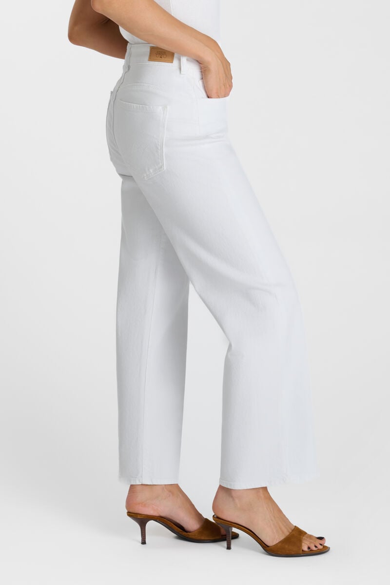 Jeans pulp wide leg blanc