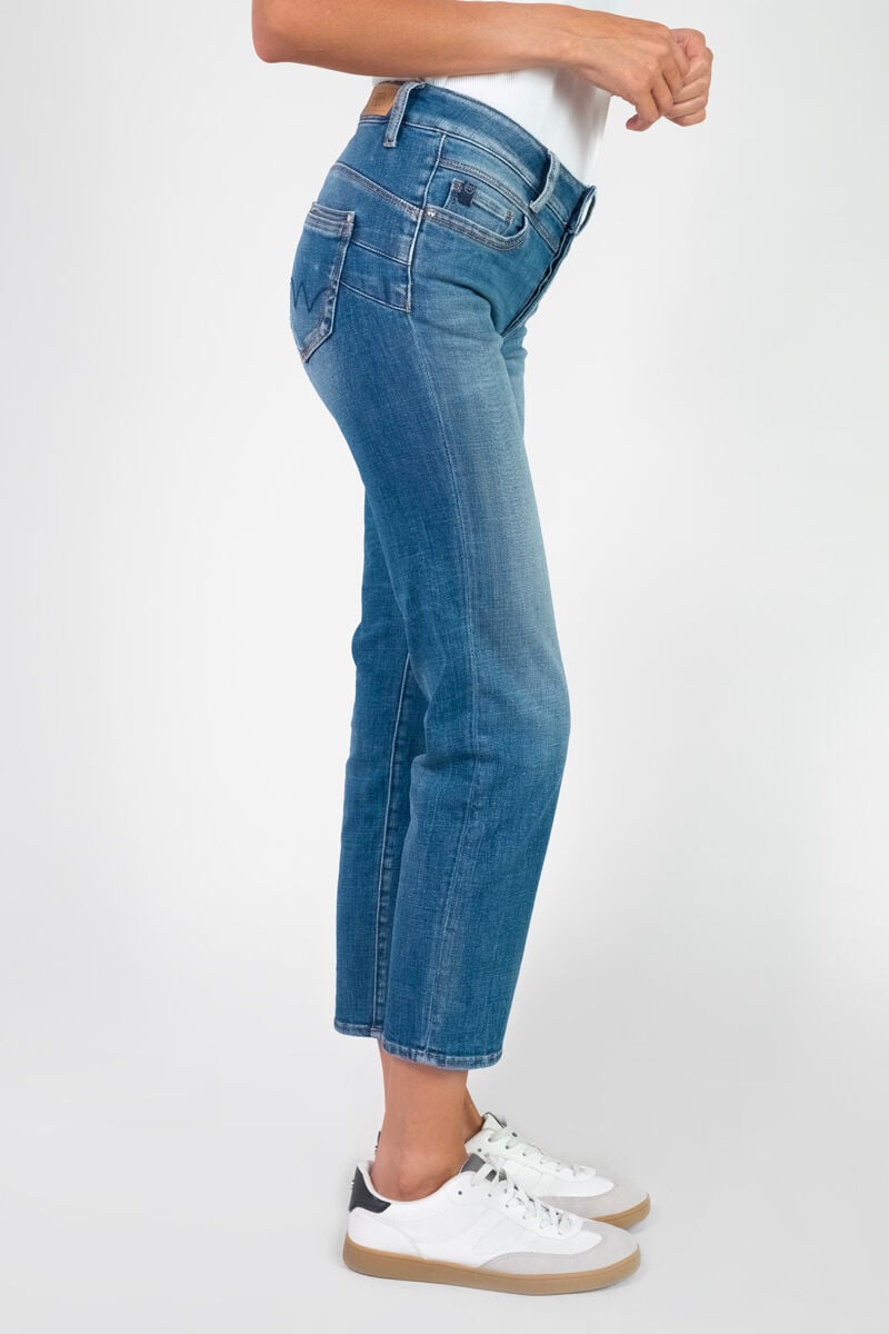 Jeans pulp regular Ami taille haute 7/8ème bleu N°4