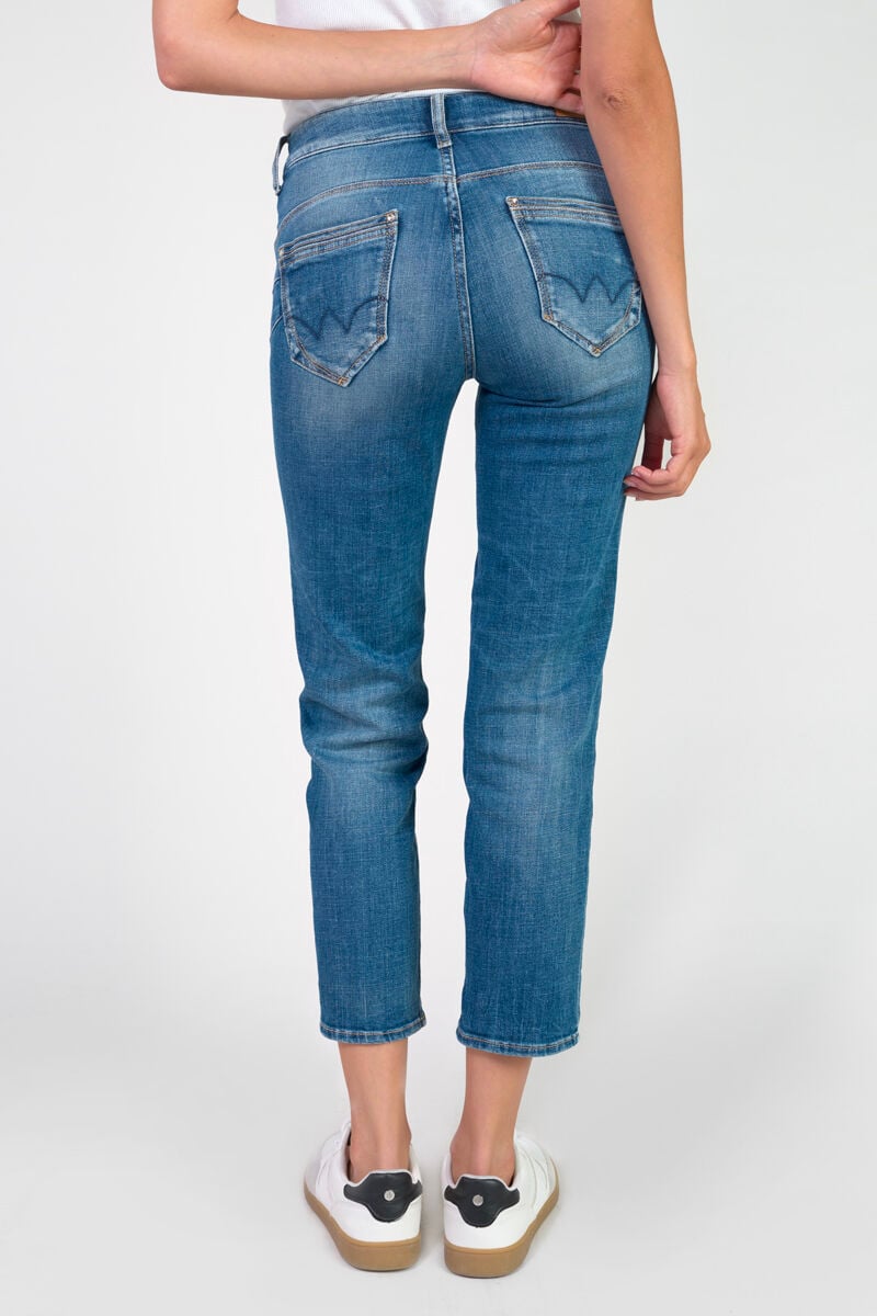 Jeans pulp regular Ami taille haute 7/8ème bleu N°4