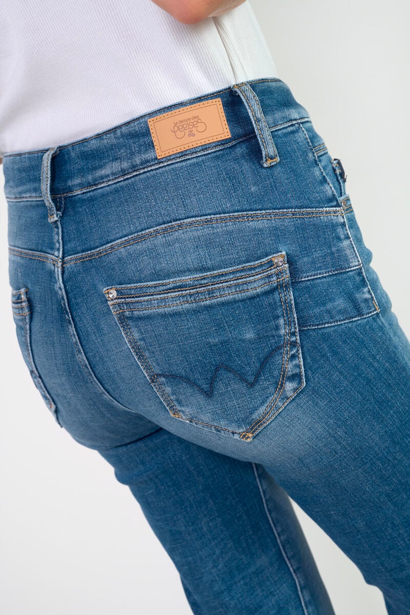 Jeans pulp regular Ami taille haute 7/8ème bleu N°4