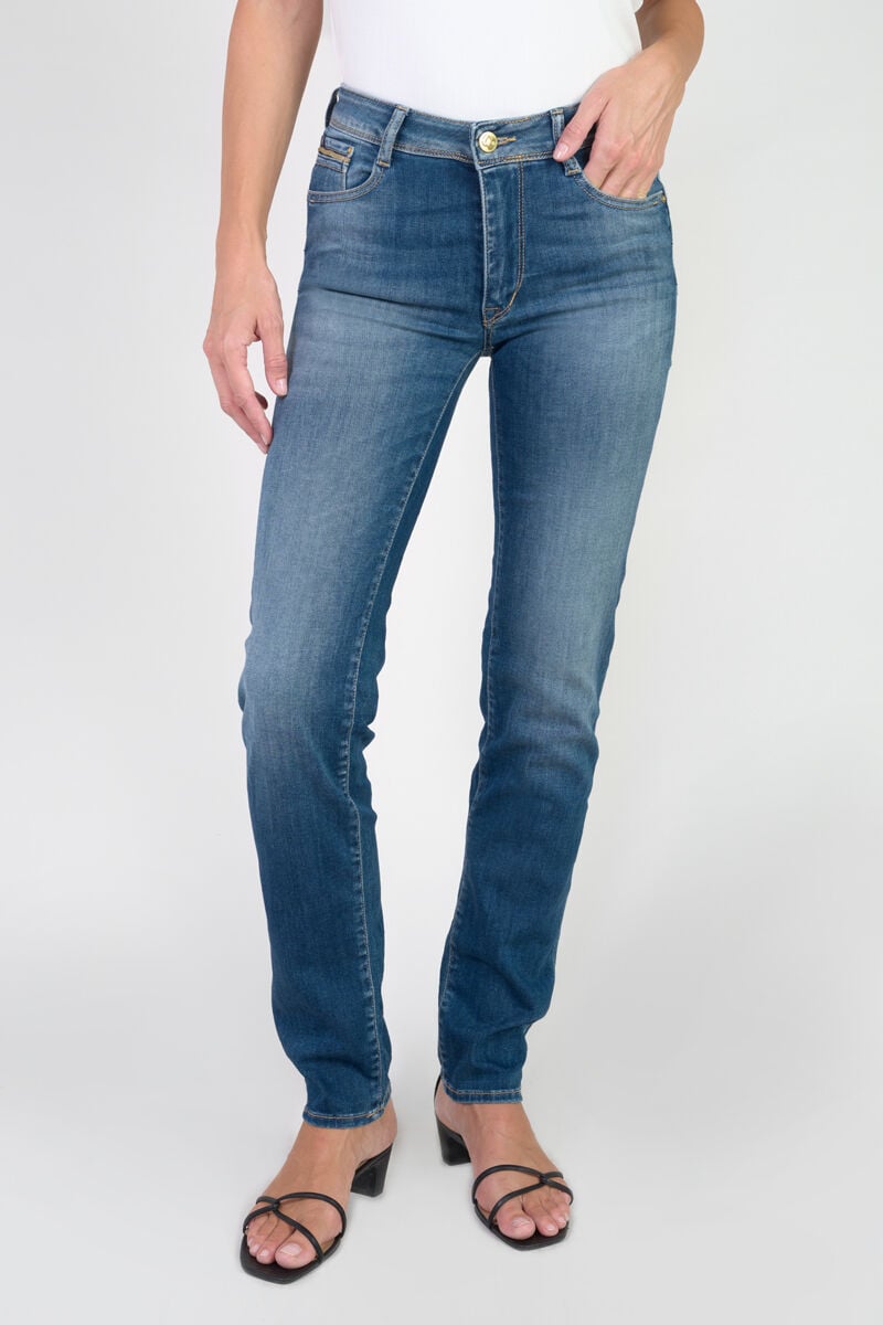 Jeans pulp regular Volos taille haute bleu N°3