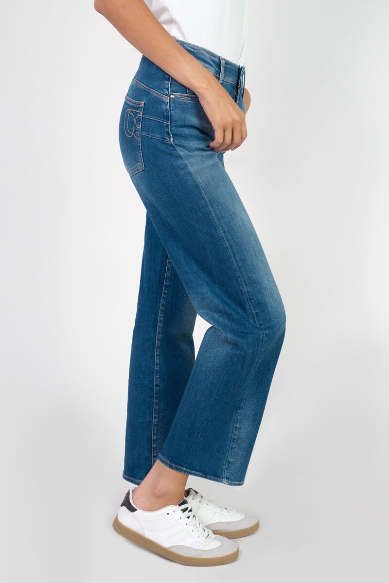 Jeans pulp wide leg Zaho taille haute 7/8ème bleu N°3