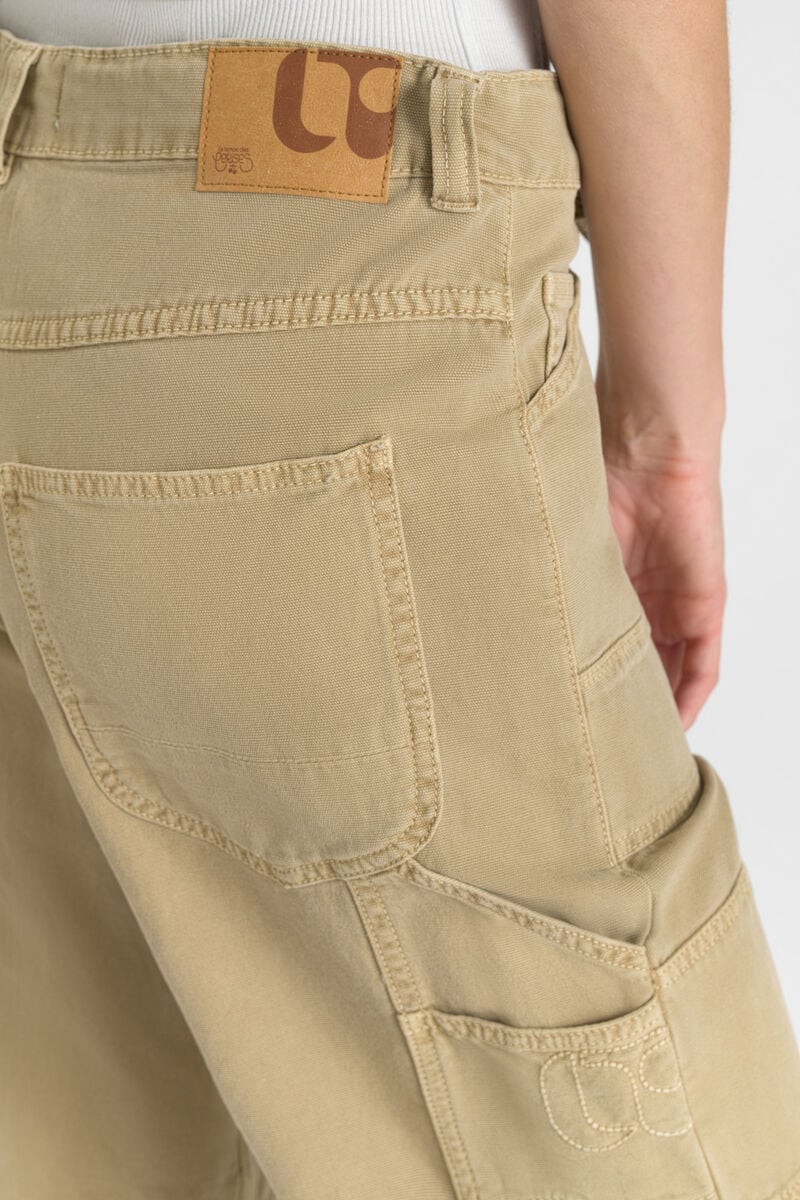 Jeans balloon Madie Work beige