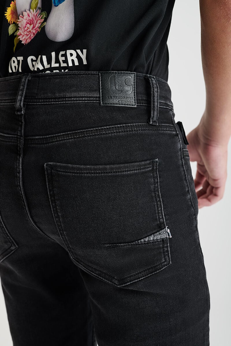 Jeans jogg regular Mattia noir N°1