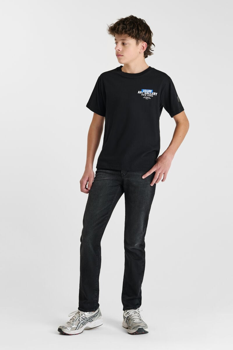 Jeans jogg regular Mattia noir N°1