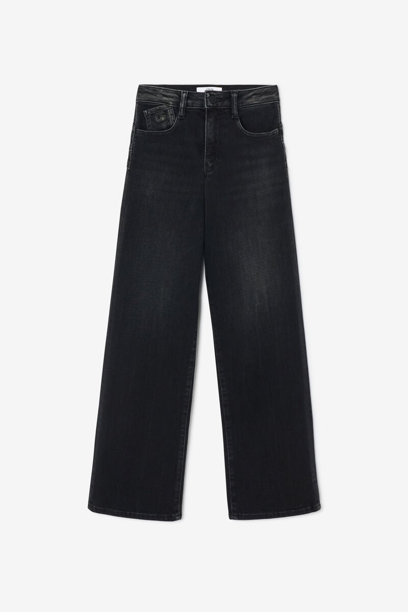 Jeans pulp regular taille haute noir N°1