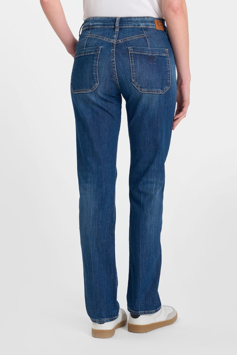 Jeans 400/17 mom taille haute bleu N°3