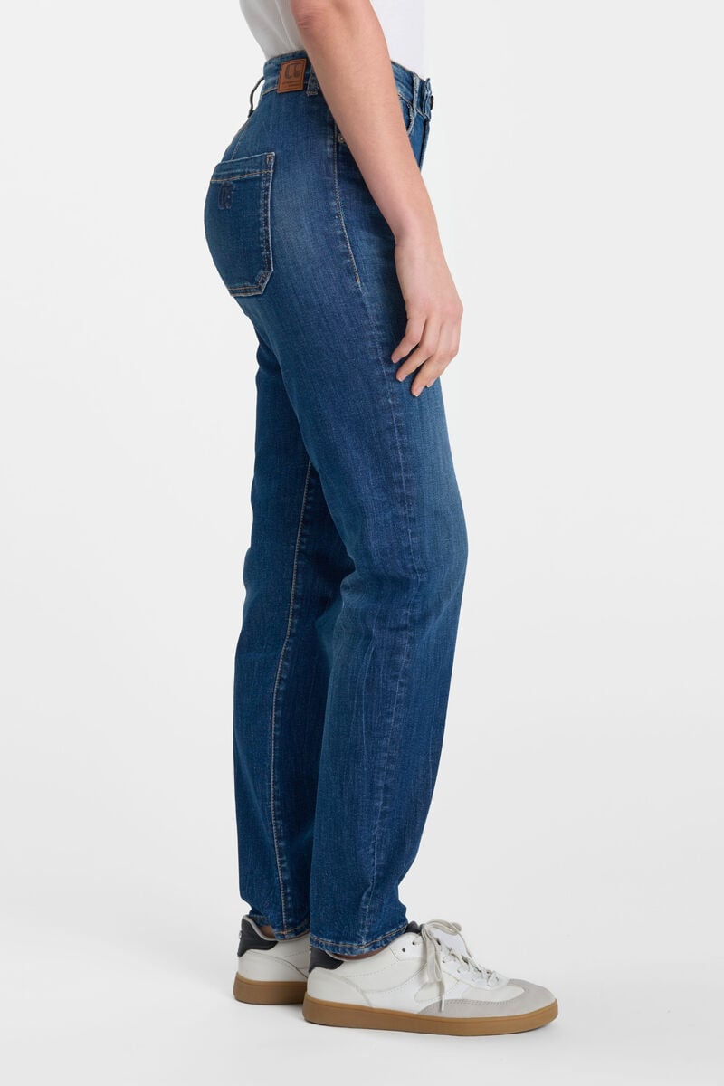 Jeans 400/17 mom taille haute bleu N°3