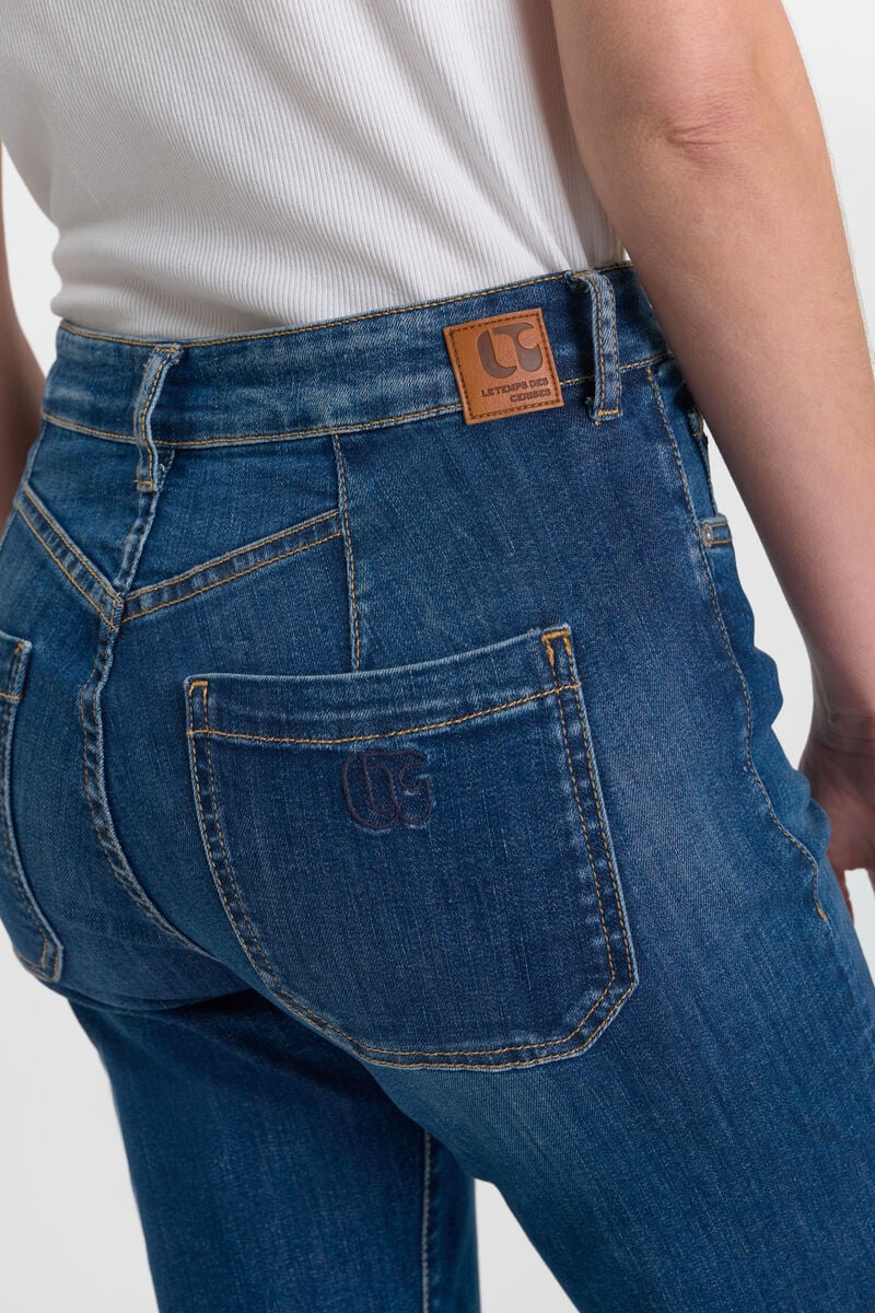 Jeans 400/17 mom taille haute bleu N°3