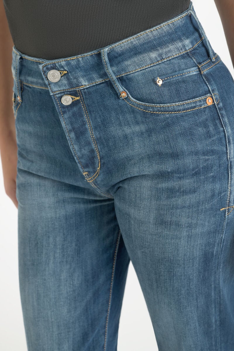 Jeans 400/18 mom Basic taille haute 7/8ème bleu N°2