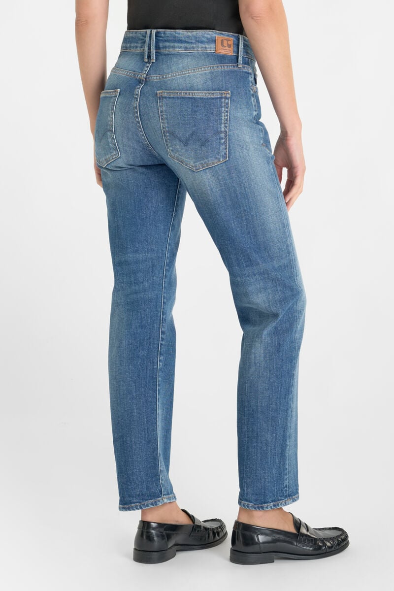 Jeans 400/18 mom Basic taille haute 7/8ème bleu N°4