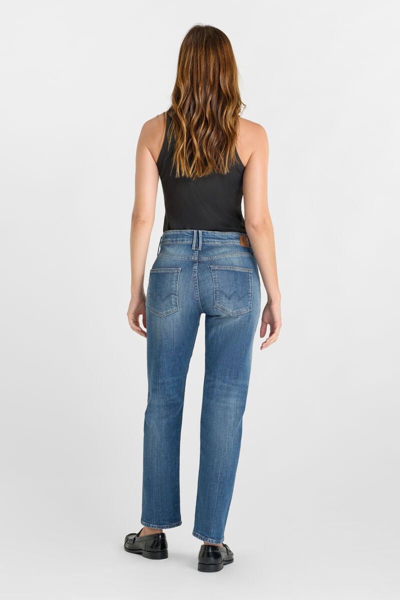 Jeans 400/18 mom Basic taille haute 7/8ème bleu N°4