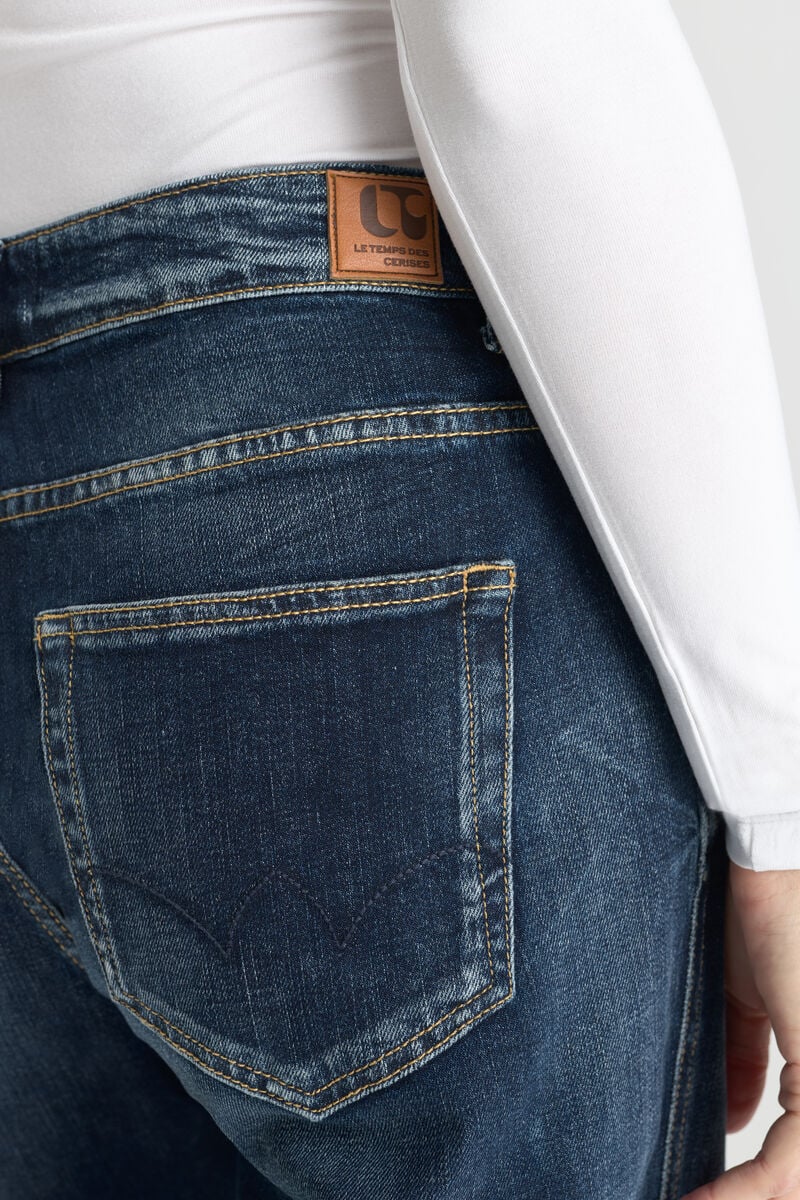 Jeans 400/60 girlfriend Jama taille haute bleu N°2