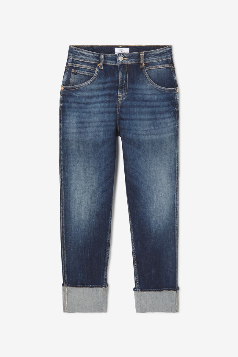 Jeans 400/60 girlfriend Jama taille haute bleu N°2