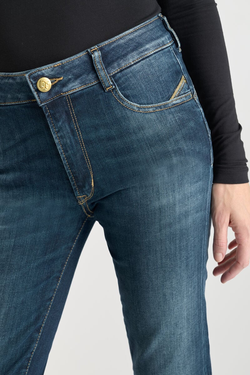 Jeans pulp regular Inge taille haute 7/8ème bleu N°2