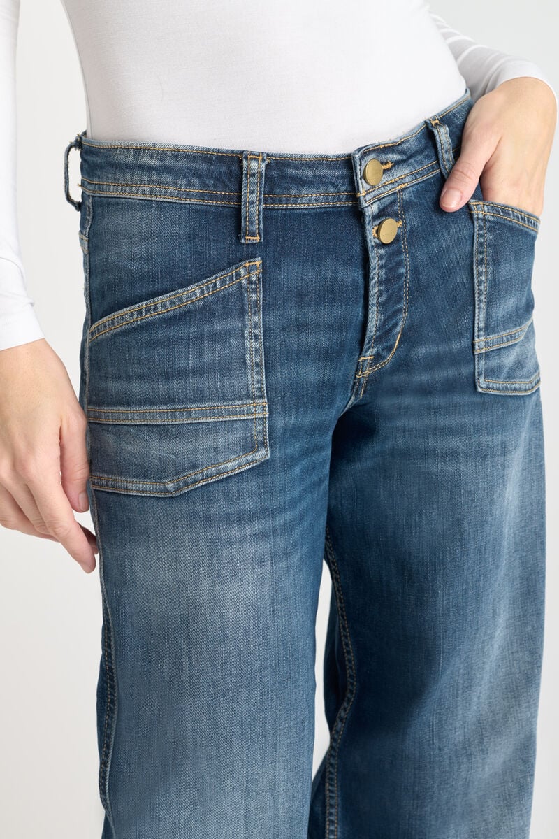 Jeans wide leg Lauryn Ota bleu N°2