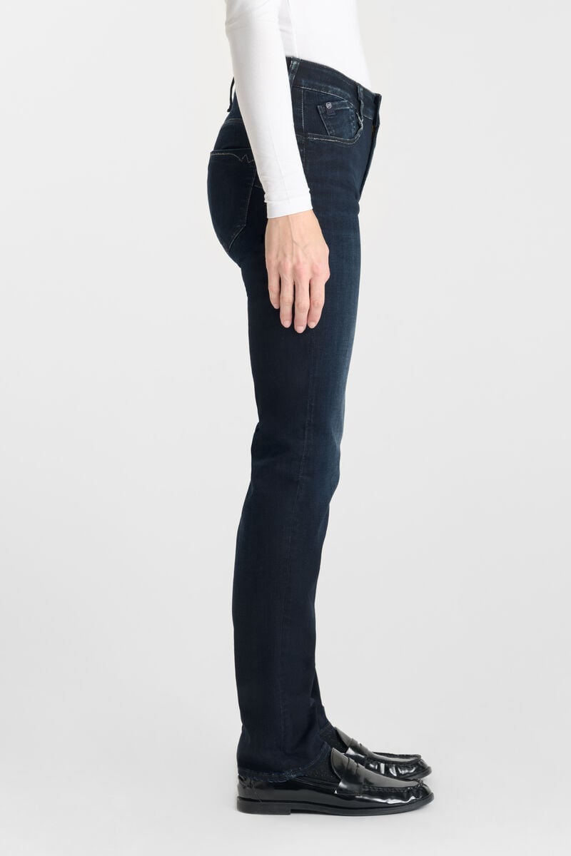 Jeans pulp regular Lidia taille haute bleu-noir N°1