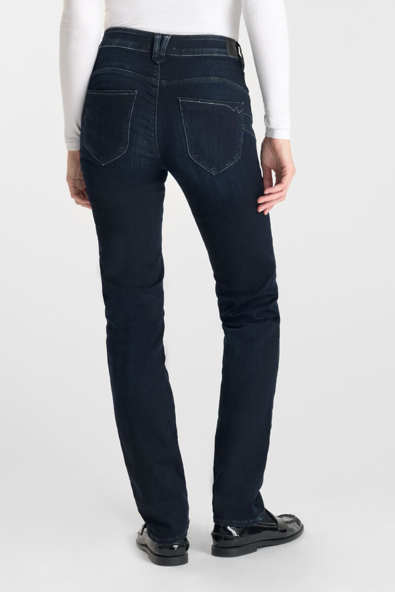 Jeans pulp regular Lidia taille haute bleu-noir N°1
