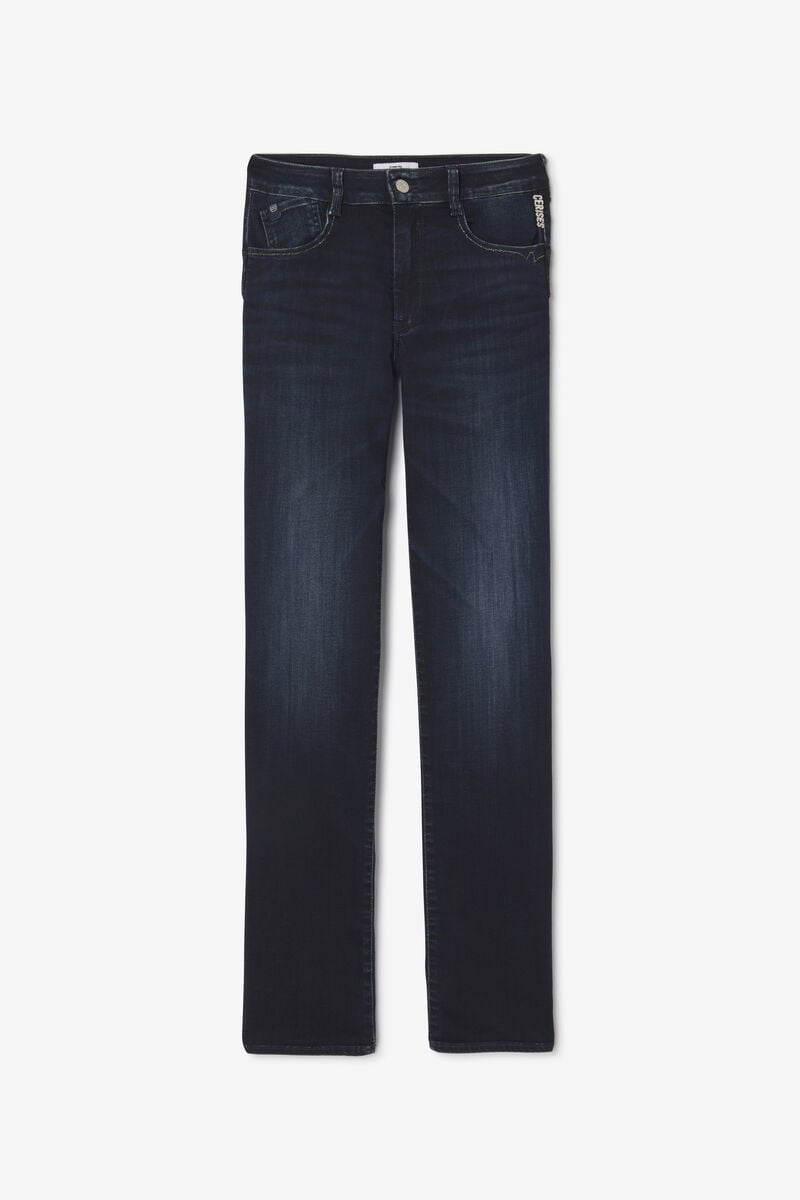 Jeans pulp regular Lidia taille haute bleu-noir N°1