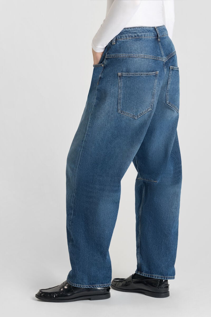 Jeans balloon Madie kahiki bleu foncé