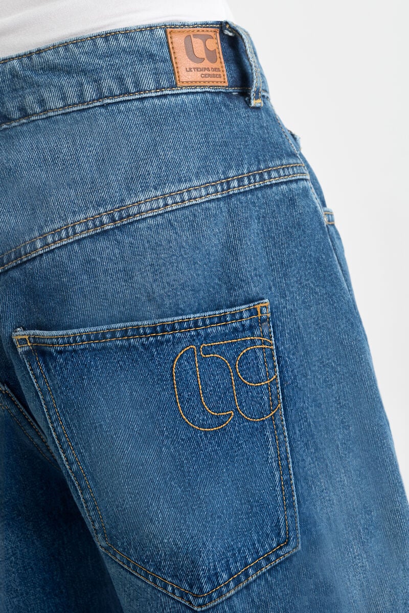 Jeans balloon Madie kahiki bleu foncé