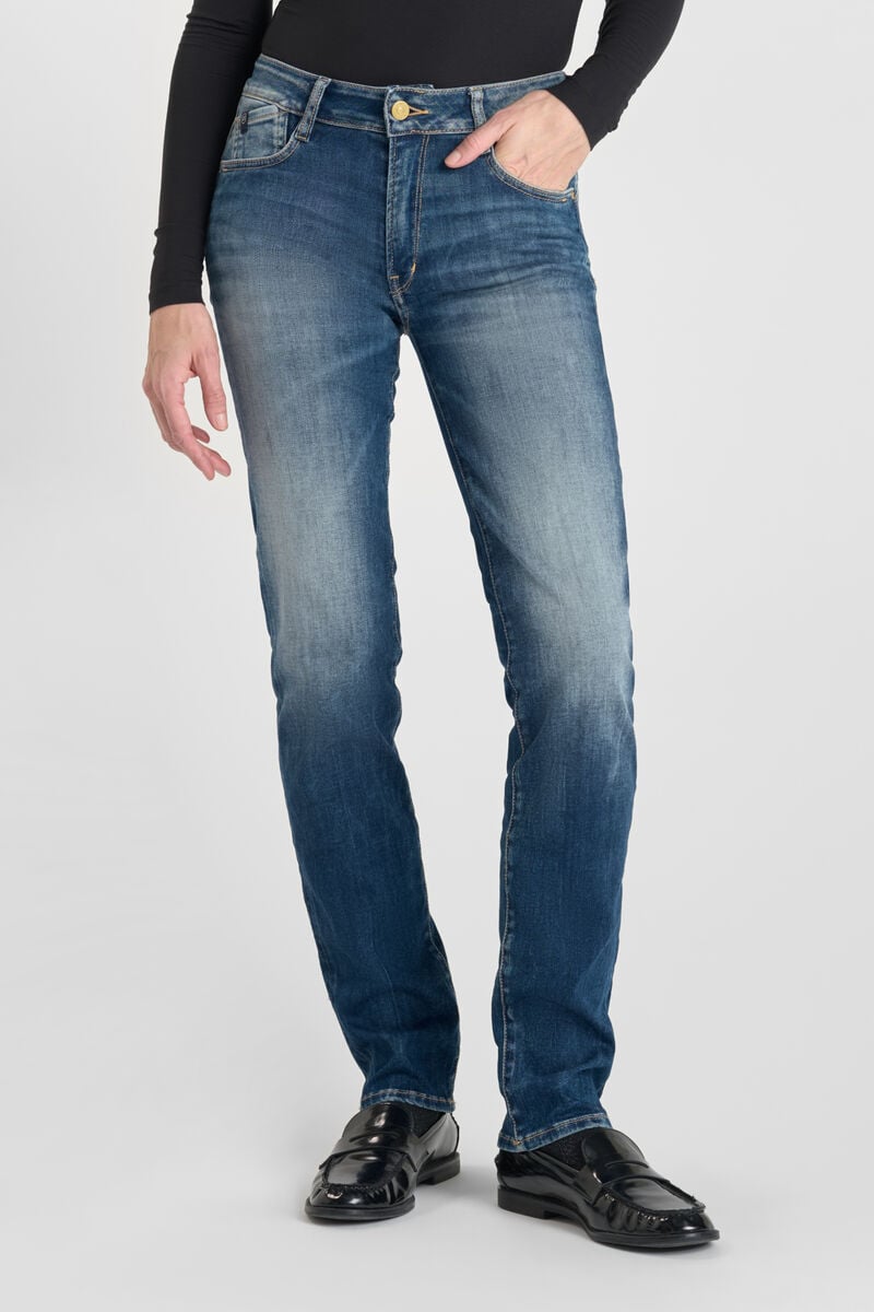 Jeans pulp regular Nedo taille haute bleu N°2