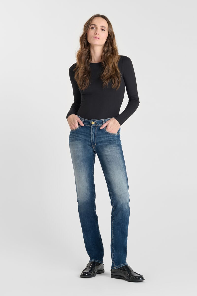 Jeans pulp regular Nedo taille haute bleu N°2