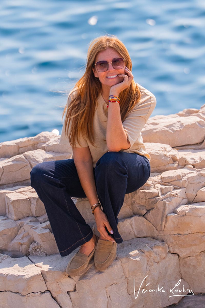 Patricia flare by Véronika Loubry jeans bleu N°0