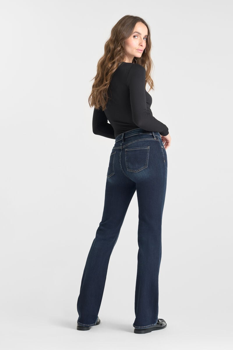 Jeans power bootcut taille haute bleu N°1