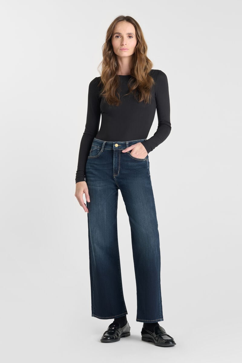 Jeans pulp wide leg Wilma taille haute 7/8ème bleu N°2