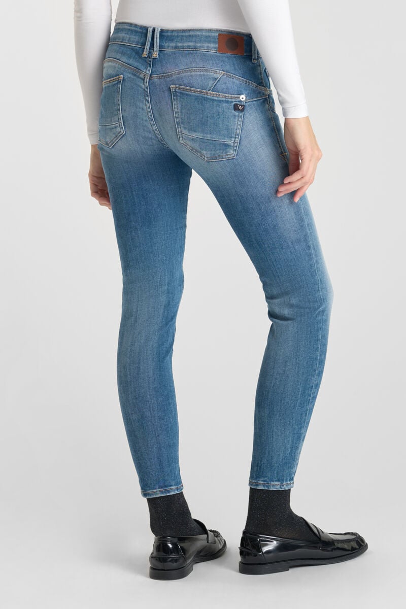 Jeans pulp slim Yulo 7/8ème destroy bleu N°3