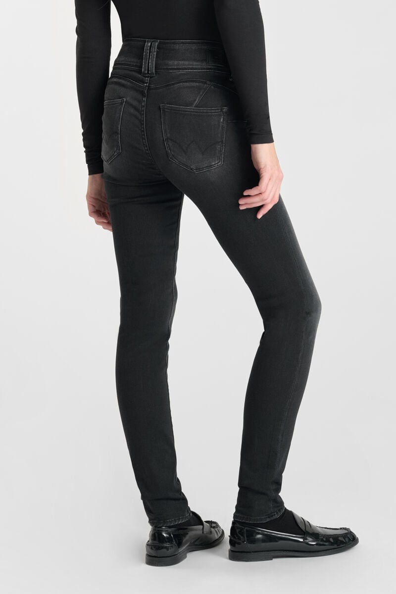 Jeans ultra pulp slim Yuto taille haute noir N°1