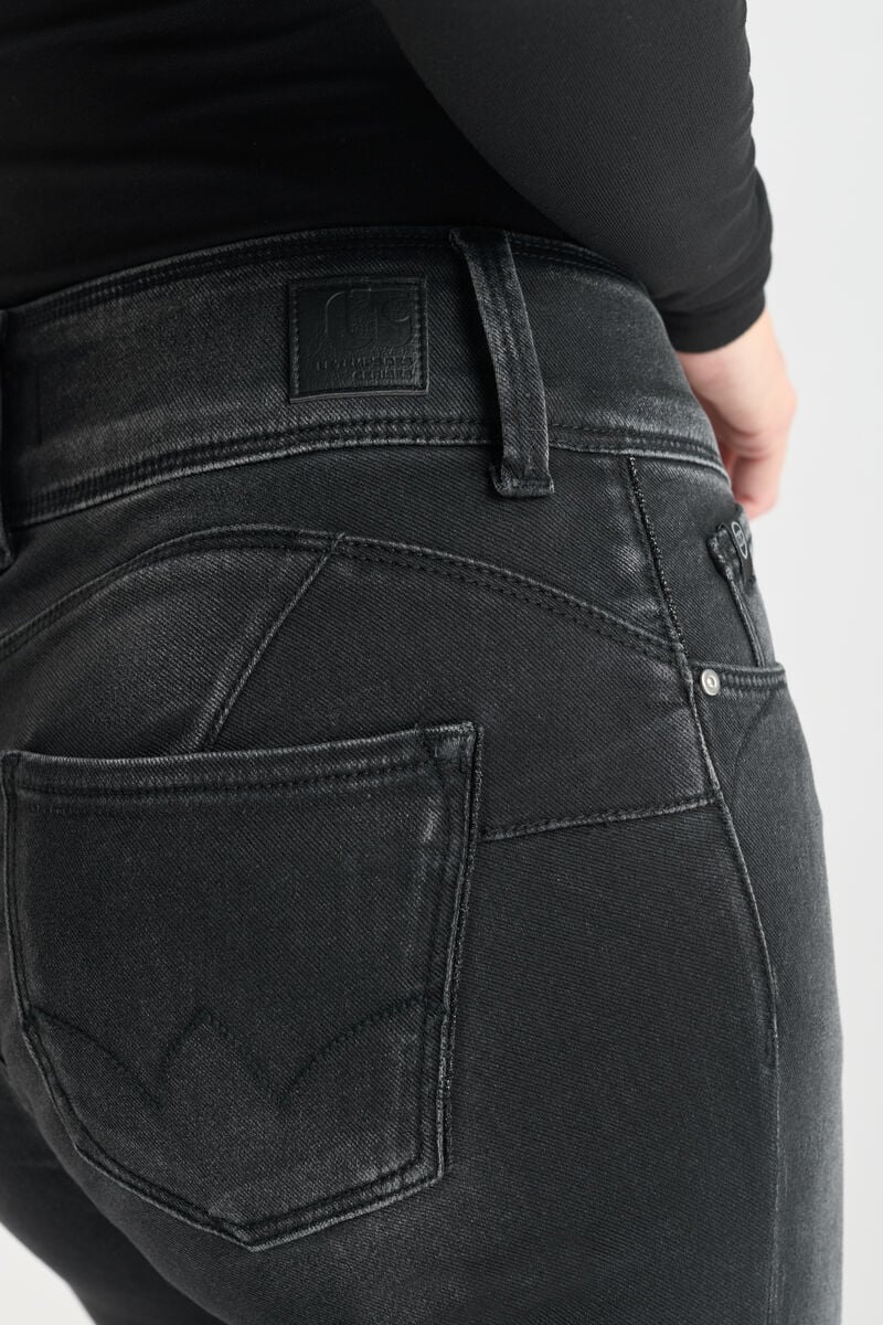Jeans ultra pulp slim Yuto taille haute noir N°1
