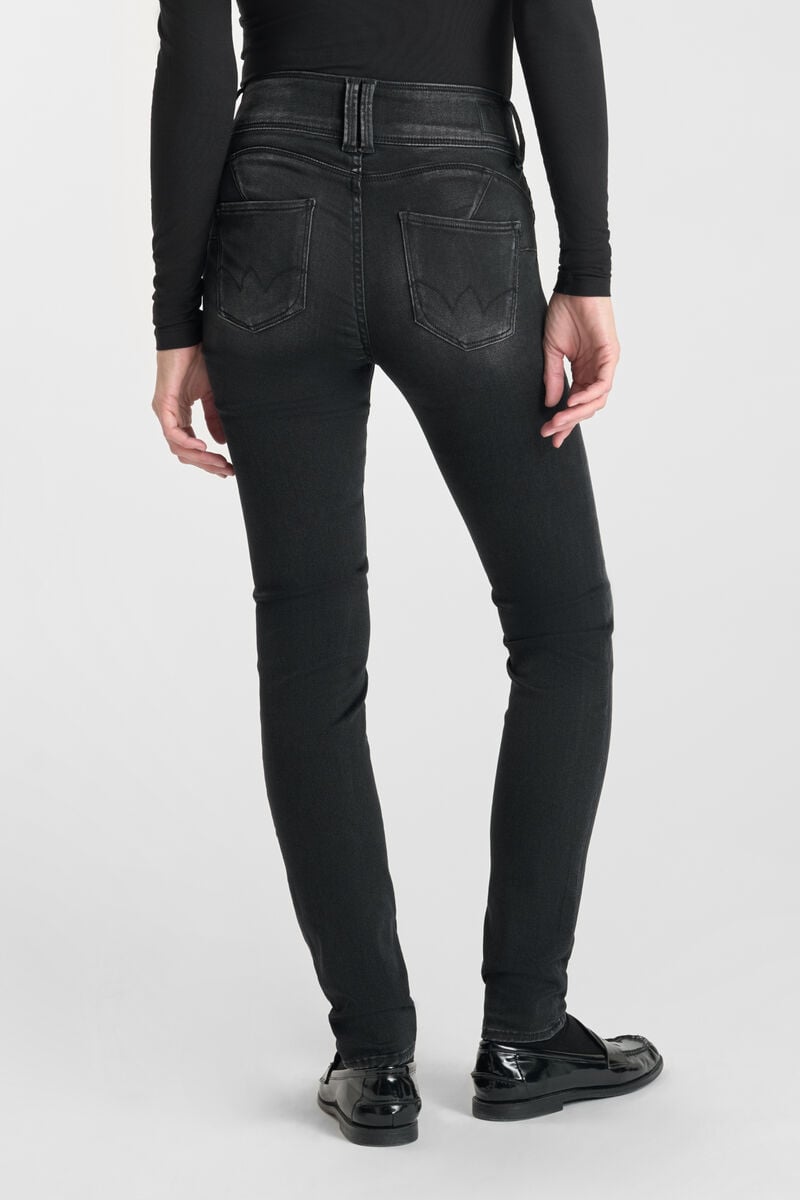Jeans ultra pulp slim Yuto taille haute noir N°1