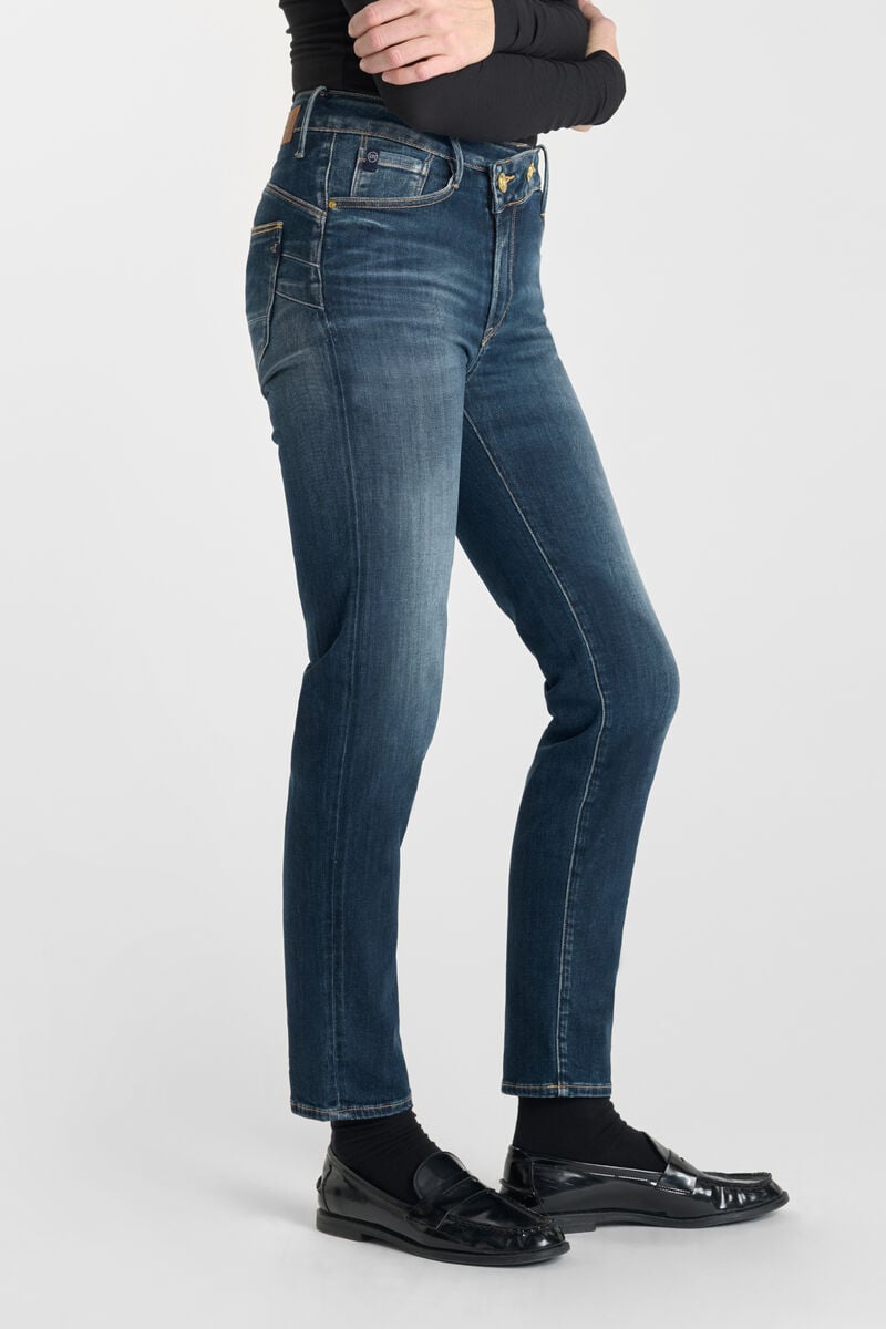 Jeans pulp regular Zep taille haute 7/8ème bleu N°2