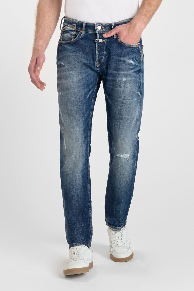 Jeans 700/11 adjusted Hahn destroy bleu N°2