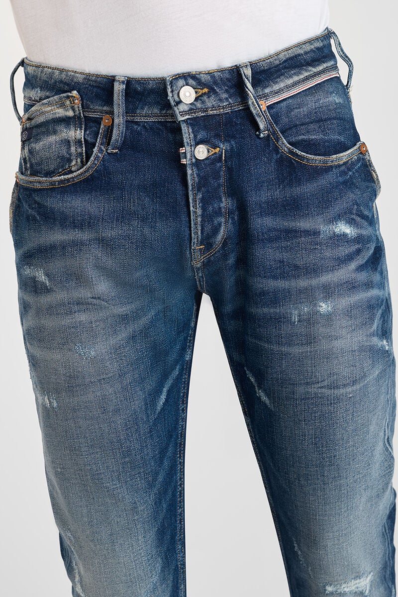 Jeans 700/11 adjusted Hahn destroy bleu N°2