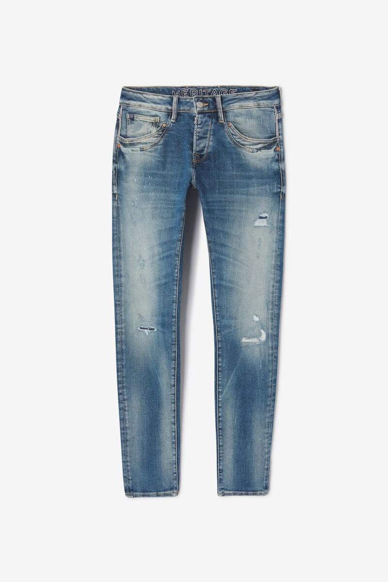 Jeans 700/11 adjusted Jager destroy bleu N°4